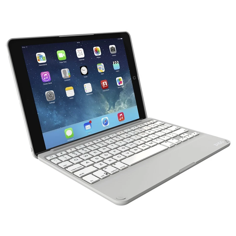 ZAGG Ultra-Slim Folio Case, Hinged Multi-View Bluetooth Keyboard for iPad Air 2 - Image 4 of 4