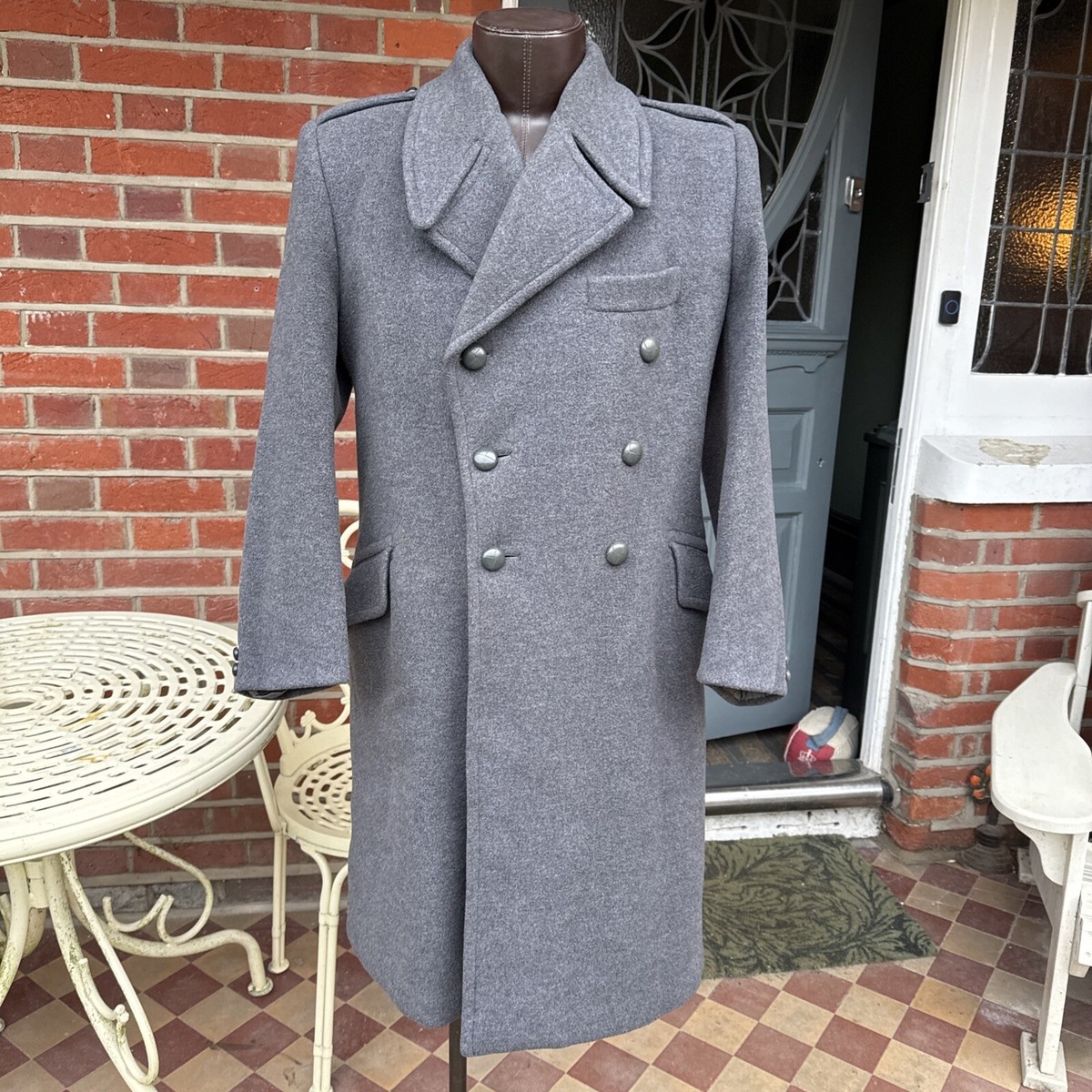 greek army vintage greatcoat