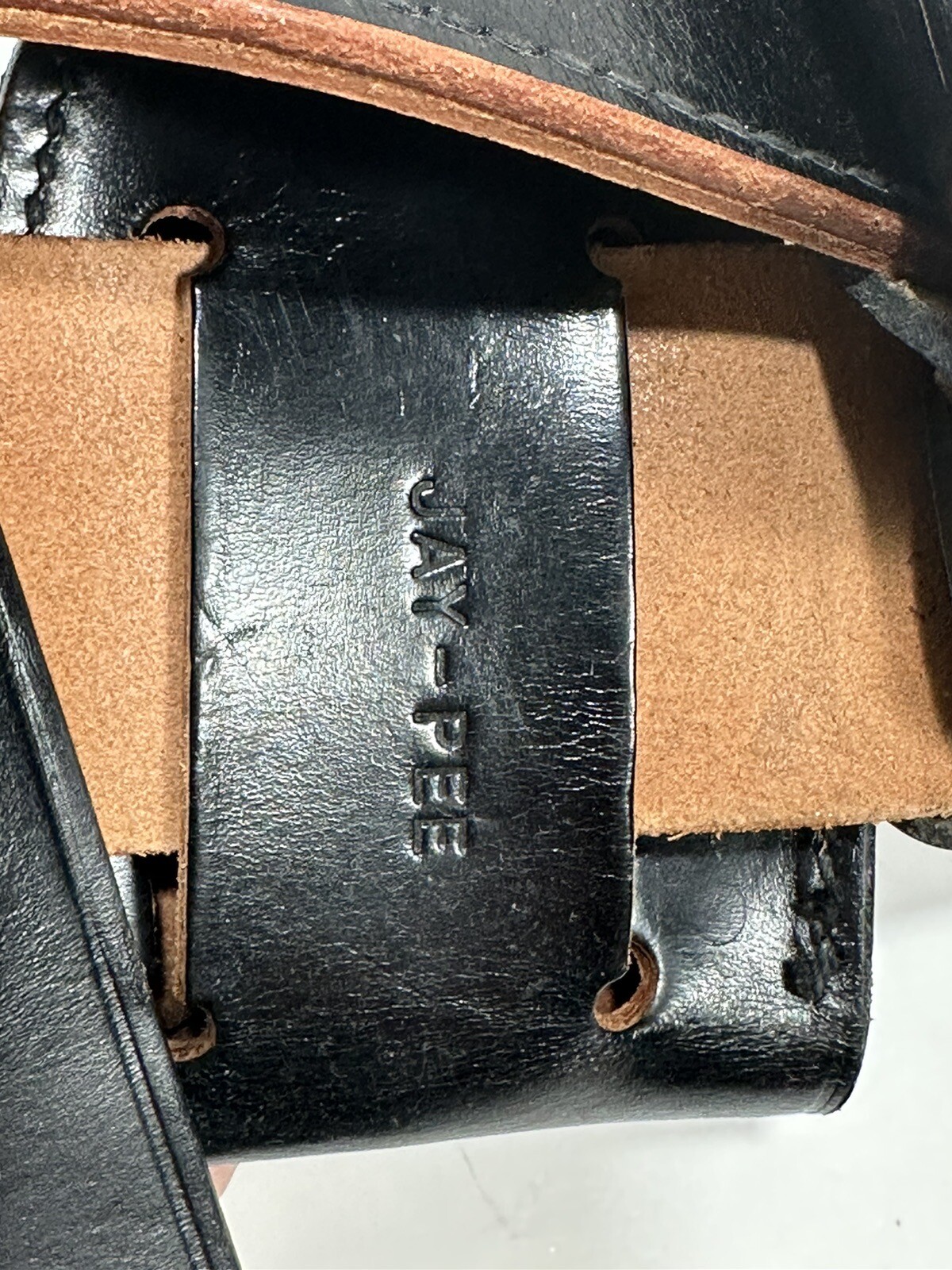 JayPee Leather Adjustable Oficial Garrison Police Gun Belt Set With