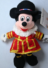 Mickey Mouse United Kingdom Beefeater Disney Exclusive Bean Bag Plush Vtg