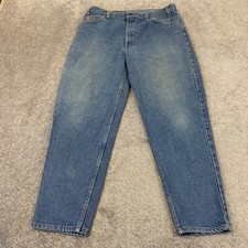 LEVI'S 550 Orange Tab Jeans Mens 36x30 34x28.5 Blue Light Wash Denim Pants 90s