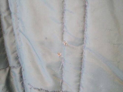 Vtg JB BLAIR Men's Quilted Sherpa Lined Puffer Jacket Coat Blue-Sz Large Tall - Picture 9 of 10