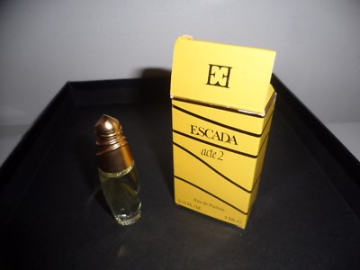 MINIATURE EAU DE PARFUM ''ACT 2'' by ESCADA - 4 ML - NEW + BOX