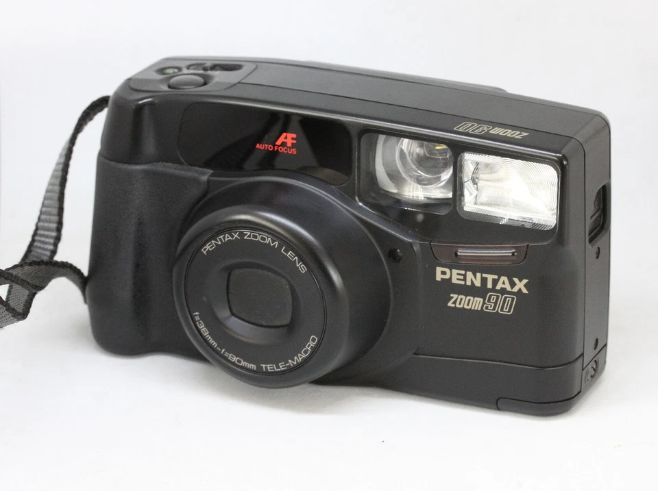 Pentax Zoom 90 Analog Kompaktkamera mit originaler Tasche - Bild 3 von 4