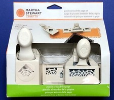 SPIDERWEB PUNCH SET Martha Stewart Halloween around page spider web creepy eek 