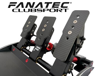 Real Carbon Fibre Pedal Plates for Fanatec Clubsport V3 Pedals | eBay