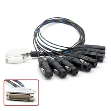 Canare MR202-8AT DB25 to 8 x NEUTRIK XLR 3pin female Audio cable