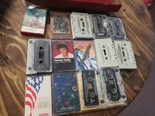 Lot of 14 Cassette Tapes Vtg Country Music Conway Twitty, Alan Jackson,Christmas