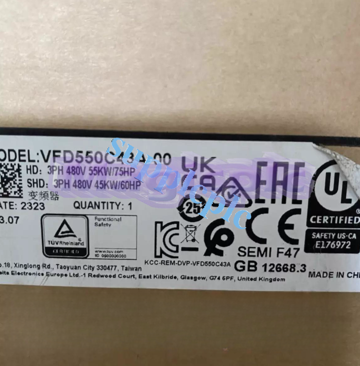 1PCS New VFD550C43A-00 Frequency Converter