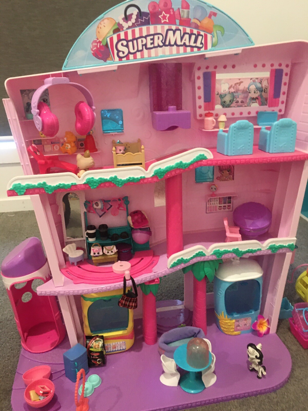 shopkins shoppies shopville super mall
