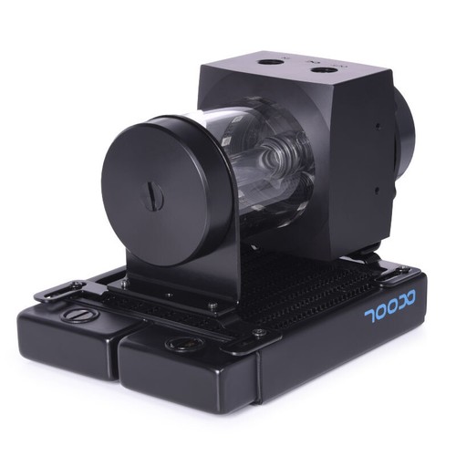 Alphacool Core 100 Aurora ARGB zbiornik wyrównawczy z pompą VPP, akryl - czarny - Zdjęcie 2 z 6