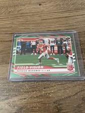2021 Panini Donruss Elite Football Patrick Mahomes Green Field Vision #FV5Chiefs