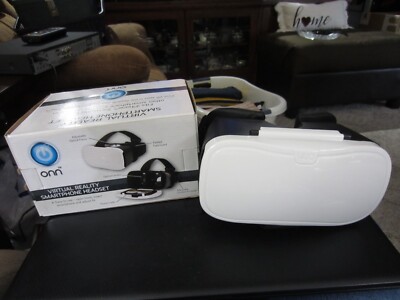 ONN Virtual Reality Headset for Samsung, iPhone & others up to 6'' Screen