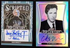CLIVE BARKER & DOUG BRADLEY POP CENTUR AUTOGRAPH CARDS HELL RAZOR AUTHOR,PINHEAD