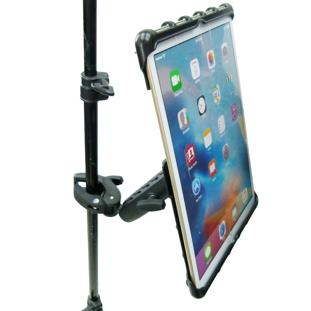 Extended Music Stand Robust Clamp Tablet Holder for iPad PRO
