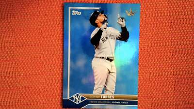 2022 Topps x Bobby Witt Jr. Crown Collection #17 Gleyber Torres 82/150 Royals Li