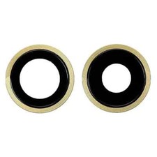For Apple iPhone 11 Replacement Camera Lens With Bezel (Yellow)