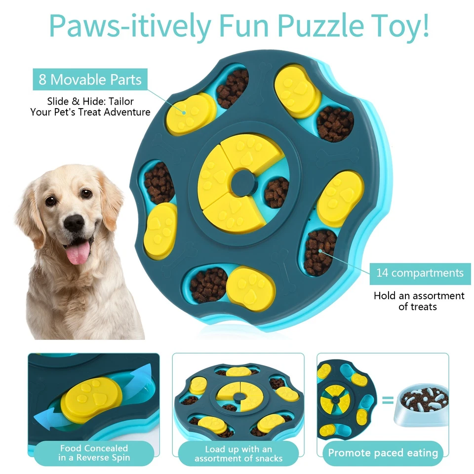 Pet Puzzle Toy for Boredom | Treat Dispenser - Image 4 of 4