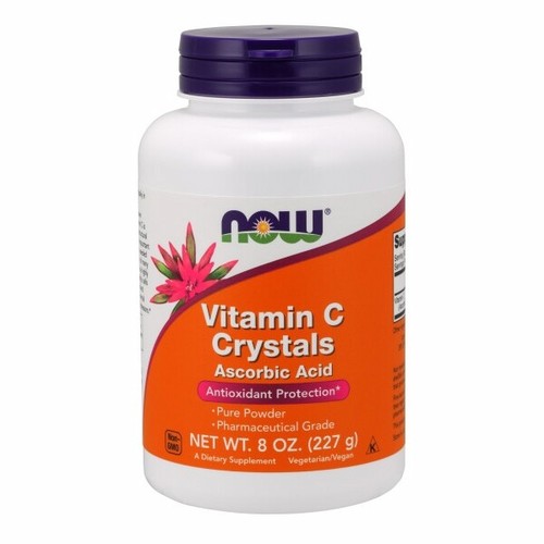 Vitamin C Crystals Powder 8 OZ By Now Foods - Picture 1 of 1