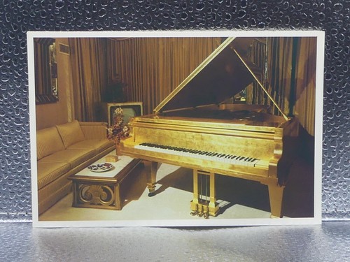 Graceland Mansion Music Room 1984 Piano Elvis Presley Non-Topographical Postcard