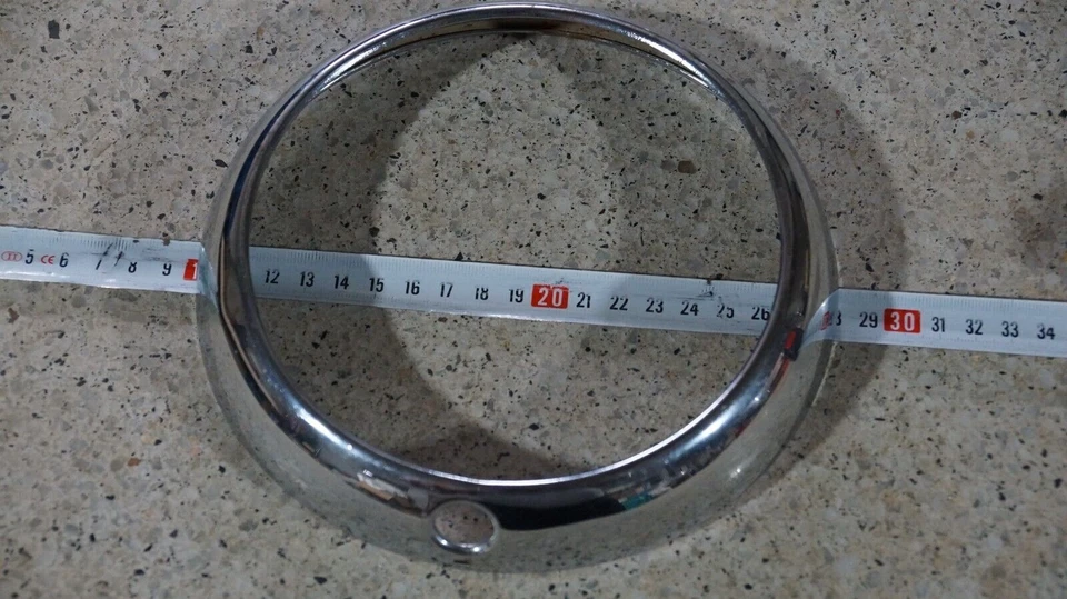 ANILLO FARO Nuevo de Lote Antiguo CIBIE RENAULT R8 R8S GORDINI 4CV 180 mm Foto 3 de 3