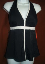 NEW SPANX CORE SLIMS AROUND 779 CHIC TRIM TANKINI SWIM TOP 16