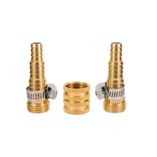 	Maofa Metal Garden Hose Repair Connector End Male Female Mender Kit Stainless	