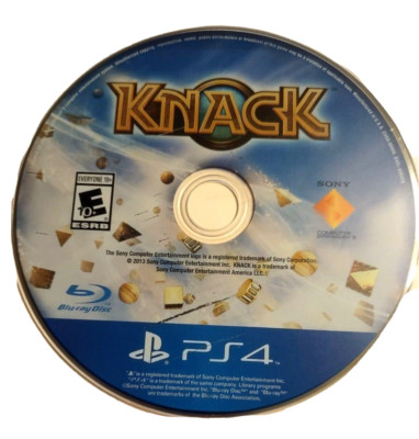 PlayStation 4 Knack -Save The World Protect Invasion of The Enemy PS4 Video Game