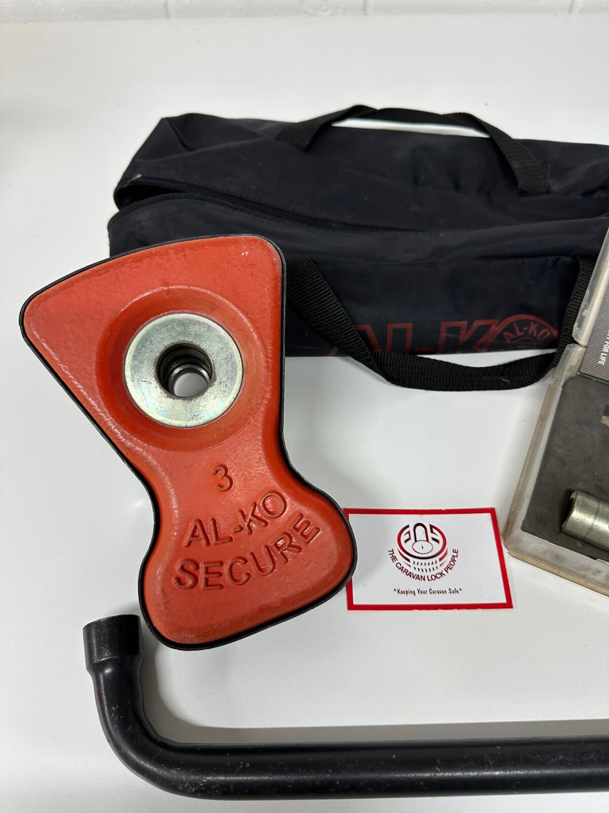 ALKO Caravan wheel lock 3, Good Used Condition eBay