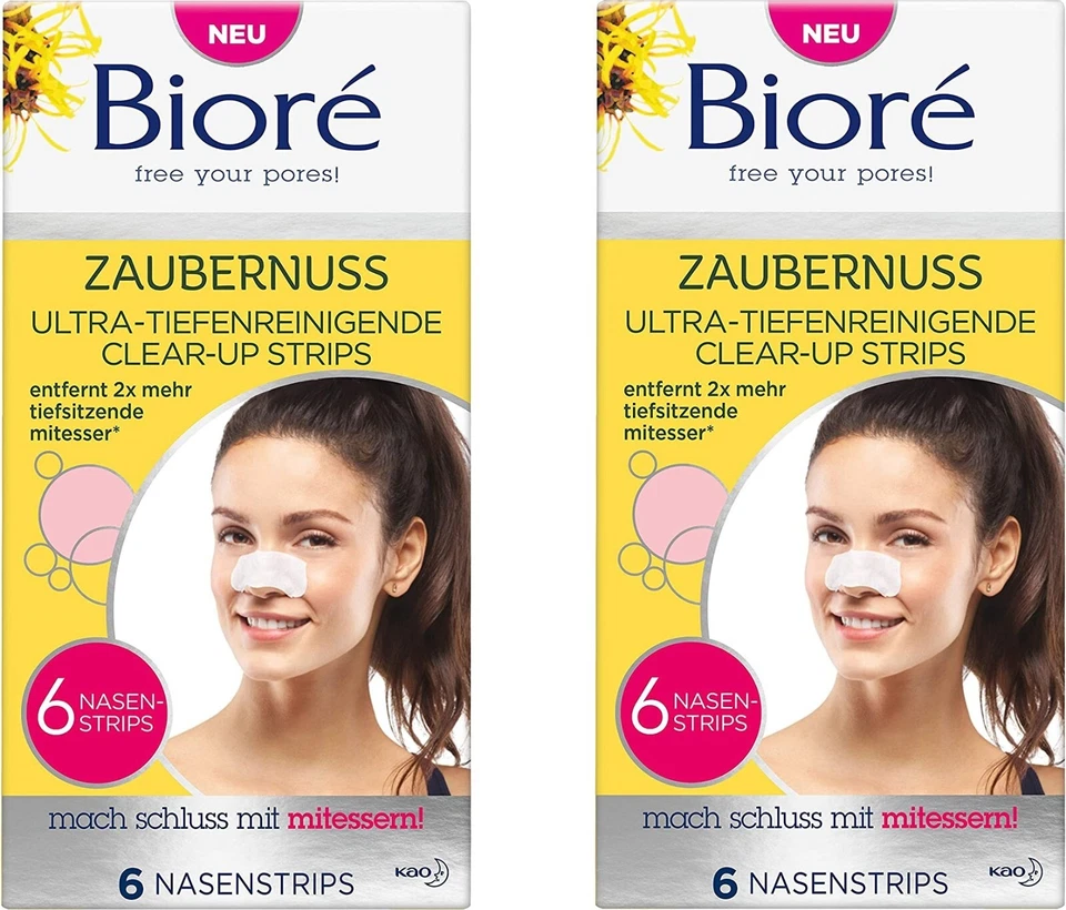 BIORÉ Biore Zaubernuss Ultra-Tiefenreinigende Clear-Up Strips , 2x6er EAN5017634257675