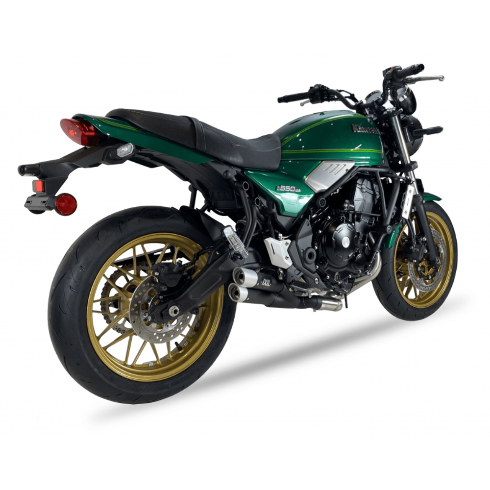 大幅値下げ！z650rs mivvエキパイ z650 ninja650 IXIL Black Dual Hyperlow Full System Kawasaki Z650 RS 2022