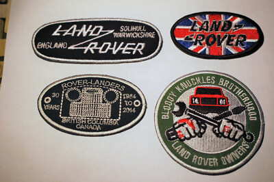 Motorsport Motor Racing Car Patch Sew / Iron On Badge:- Land Rover