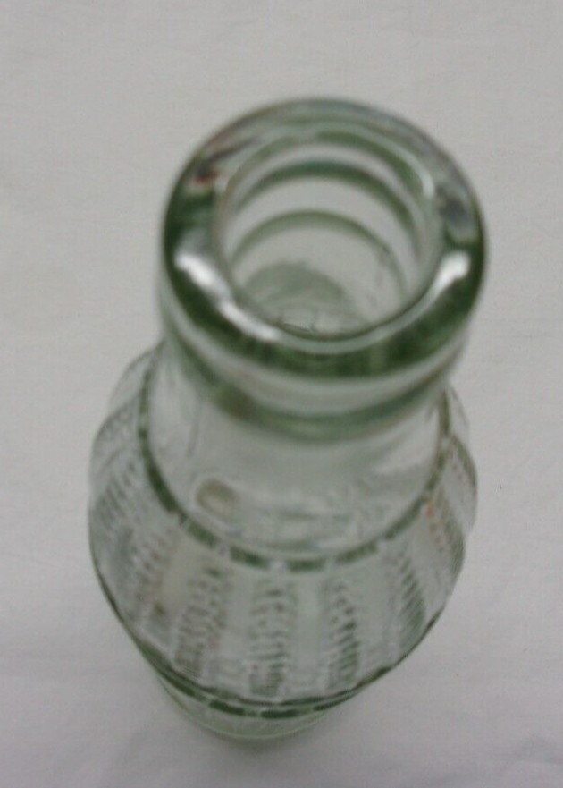 VINTAGE NEHI 9OZ. SANTA ROSA, CAL CLEAR GLASS BOTTLE.