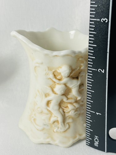 Miniature Creamer And Sugar SET WITH CHERUBS #215 Lefton 2.5 Inch - Picture 12 of 12