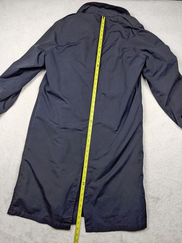 US Military Air Force Blue AF 3356 All Weather Coat Size 40XL 70s Vtg - Picture 11 of 17
