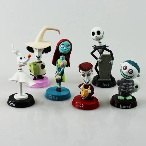 6 Pcs/Set - Jack Skellington Sally Nightmare Before Christmas Action Figure Toy - Picture 4 of 6