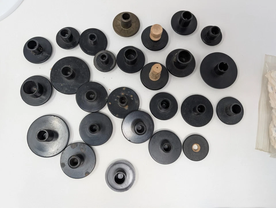 Lote De Piezas De Reparación Pianola Reproductor De Colección - Extremos De Rollo, Pestañas Playrite Foto 2 de 4