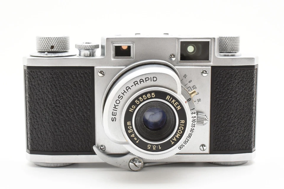 🚀🎁RARE《Near MINT》Ricoh RIKEN 35 RICOMAT Rangefinder 35mm MF Film Camera JAPAN✈ - Image 3 of 4
