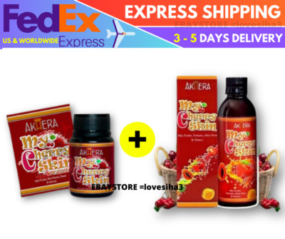 ( 2 BOX ) Collagen My Cherry Skin Advance Whitening Glowing Anti Aging Acne FAST