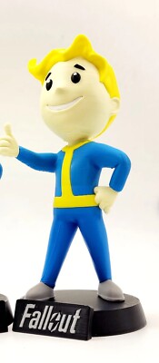 3D printed  ''Vault Boy'' from Fallout. Desk Decoration statue.