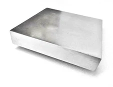 4x4 Steel Bench Block Jewelers Steel Block Metal Working Anvil 4" x 4" x 3/4"