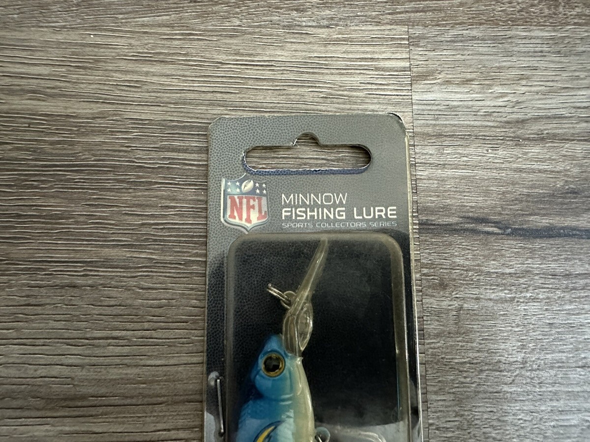 chargers fishing lure NFL Los Angeles Chargers￼￼ Minnow Fishing Bait Lure Football Logo Crankbait  New