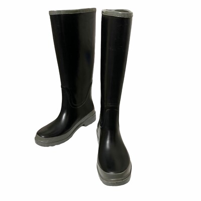 Tory Burch 黒 長靴 ラバー製 Tory Burch 黒 長靴 ラバー製 Tory Burch（レインブーツ/長靴