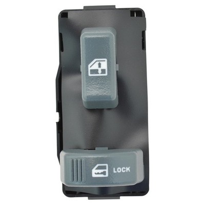 AM Autoparts Front Power Window Door Lock Switch Passenger Side Right RH Grey 