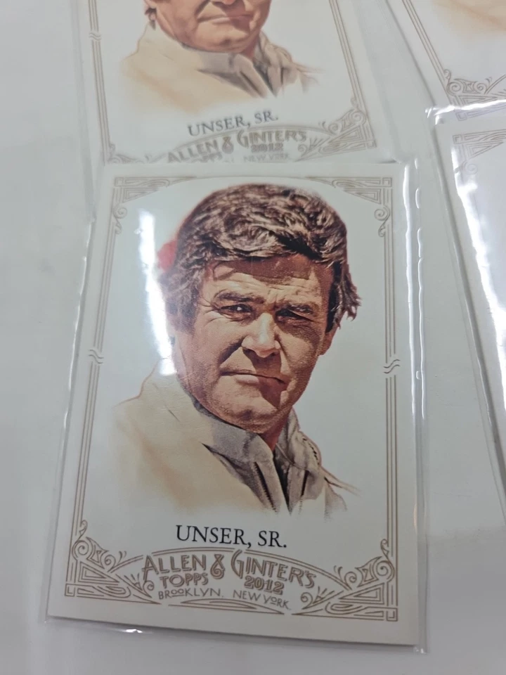Lot of 5 2012 CARDS TOPPS ALLEN GINTER BB AUTO RACING CHAMPION AL UNSER SR. #237 - Image 2 of 4