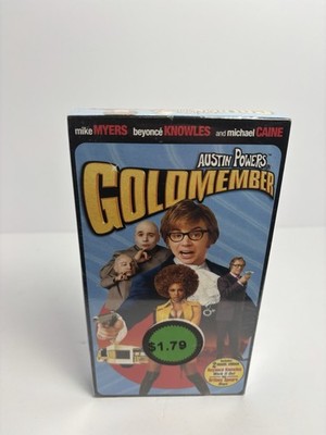 Sealed Austin Powers in Goldmember VHS VTG  w/ Beyoncé, Dr. Evil