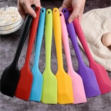 Silicone Spatula Cooking Baking Scraper Cake Cream Butter Mixing Batter Tools UK