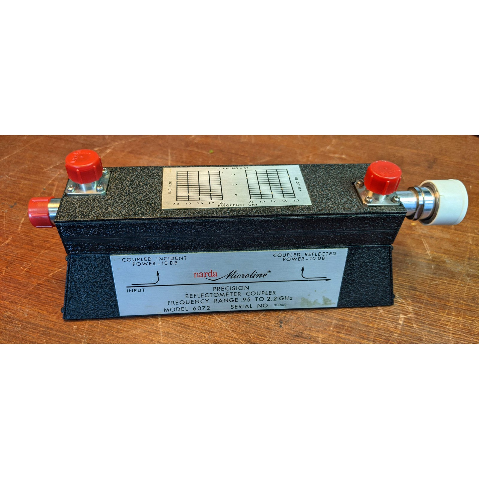 Narda Reflectometer Coupler Model 6072, New