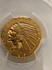1915 indian head gold $5.00 coin