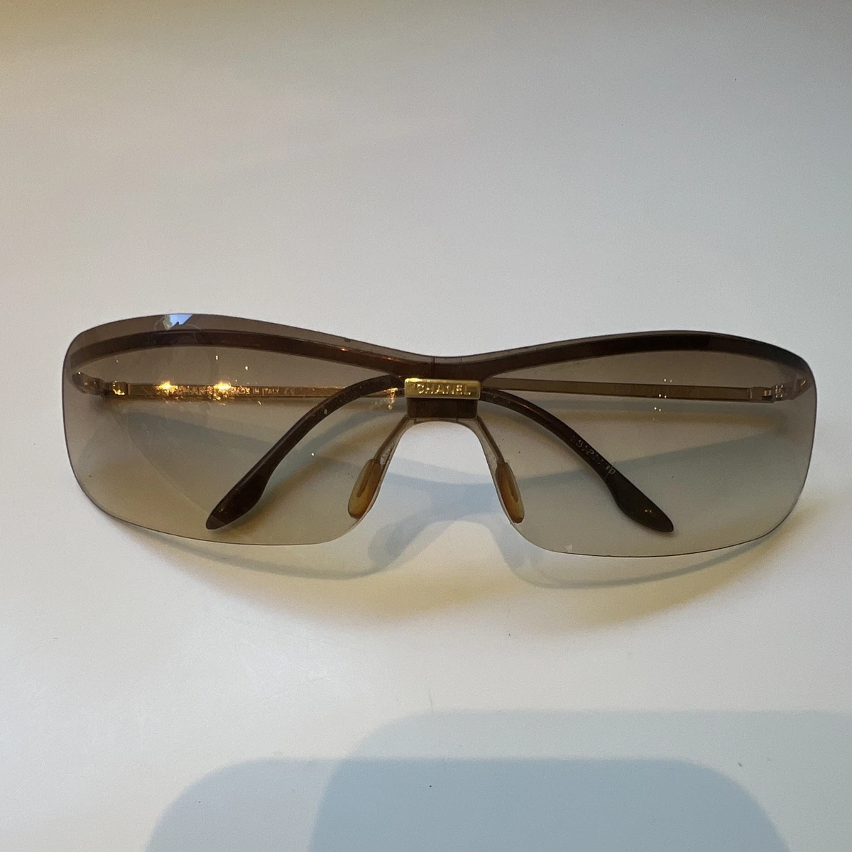 CHANEL Rimless Gold Sunglasses for Women for sale | eBay